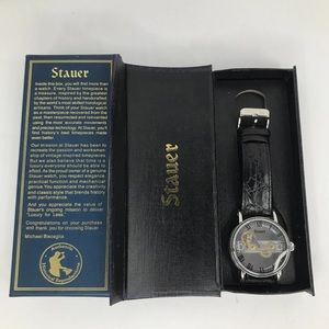 Stauer Verite Bridge Mov't Mechanical High Polished Stainless Steel Watch